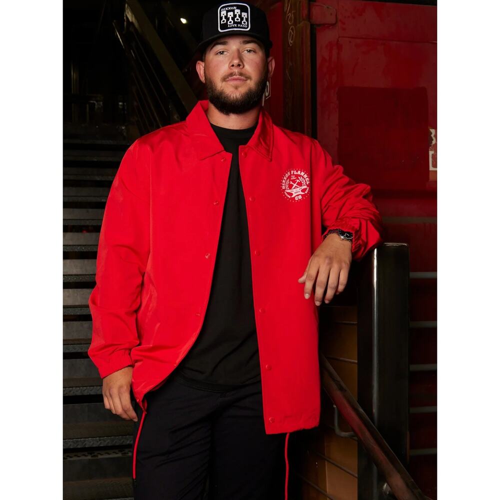 Men’s Dixxon Coaches Windbreaker Jacket Ground Up Custom Form Function - No Logo